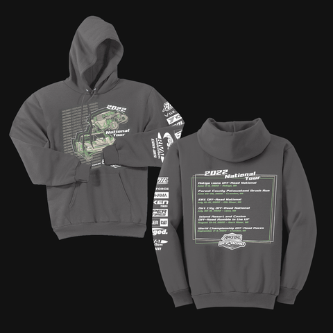 2022 Adult Charcoal Tour Hoodie