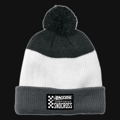 Checkers Knit Beanie