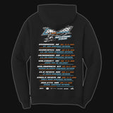 2026 Adult Black & Orange Tour Hoodie