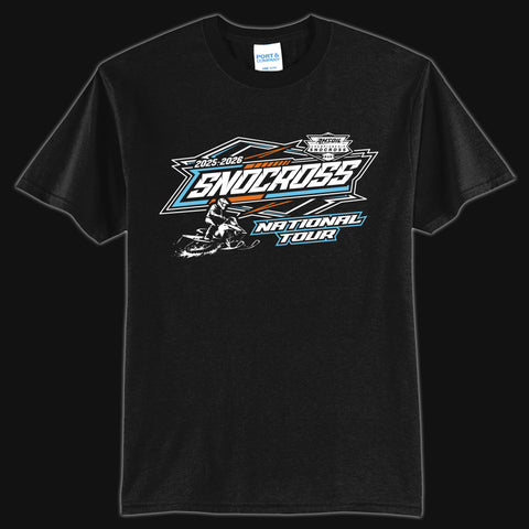 2026 Adult Black & Orange Tour Tee