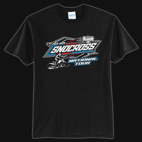 2026 Adult Black & Red Tour Tee