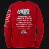 2023 Adult Red Tour Longsleeve