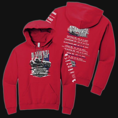 2023 Adult Red Tour Hoodie
