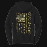 Adult Camo Flag Hoodie