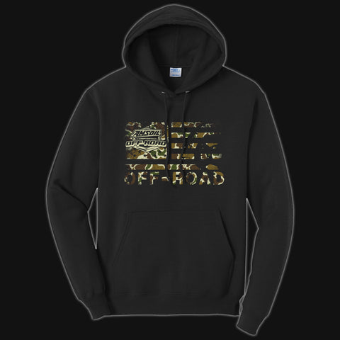Adult Camo Flag Hoodie