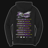 2026 Adult Black & Purple Tour Hoodie