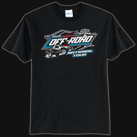 2026 Adult Black & Red Tour Tee
