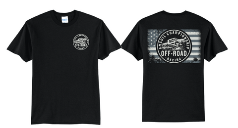 Adult Mono Flag Tee