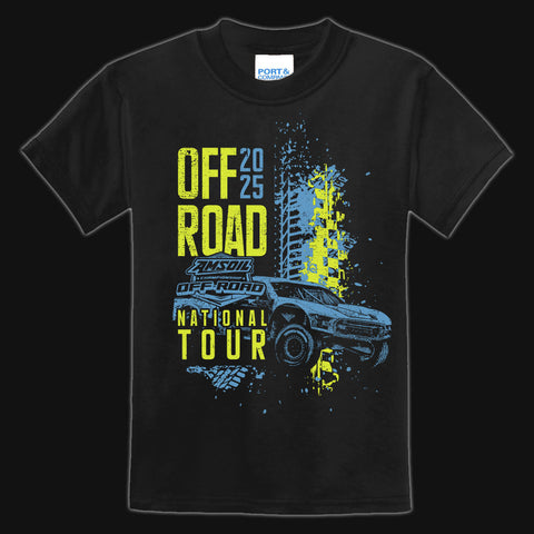 2025 Adult Black Tour Tee