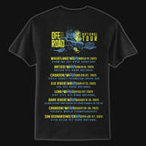 2025 Adult Black Tour Tee
