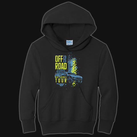 2025 Youth Black Tour Hoodie
