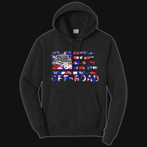 Youth USA Camo Flag Hoodie